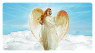 DSC700 118 BL Angel Clouds Blue